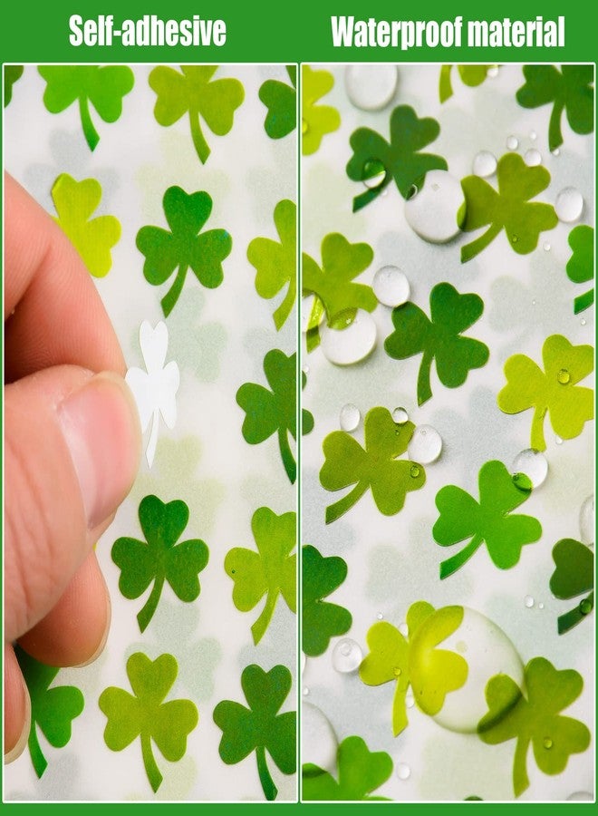 MixTeach Green Shamrock Stickers, 2160 Pcs, Paper, Self-Adhesive, for St. Patrick's Day Decor, Party Favor Supplies, Kid, Single Use, Not Water Resistant, 30 Sheets - Image 3